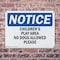 Signmission Children'S Play Area No Dogs Allowed Please, 14 in W x Rectangle, Plastic OS-2PACK-NS-P-1014-L-10587 - alternate 2